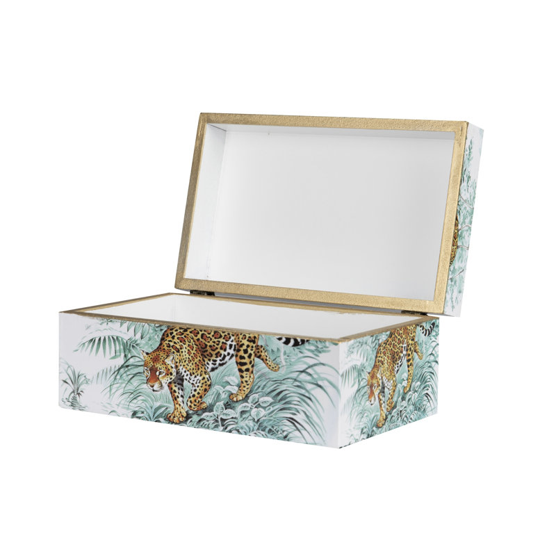  Leopard 2 Piece Decorative Box Set