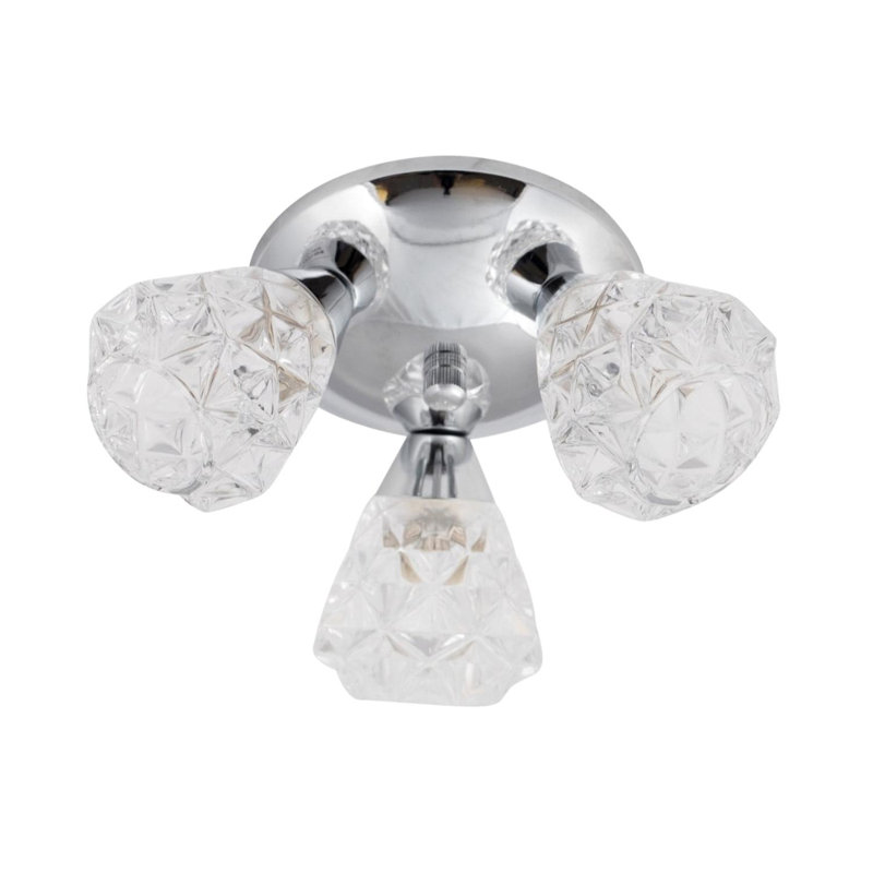 Petronia Glass Semi Flush Mount