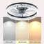 Ventilateur de plafond avec lumières DEL à intensité variable