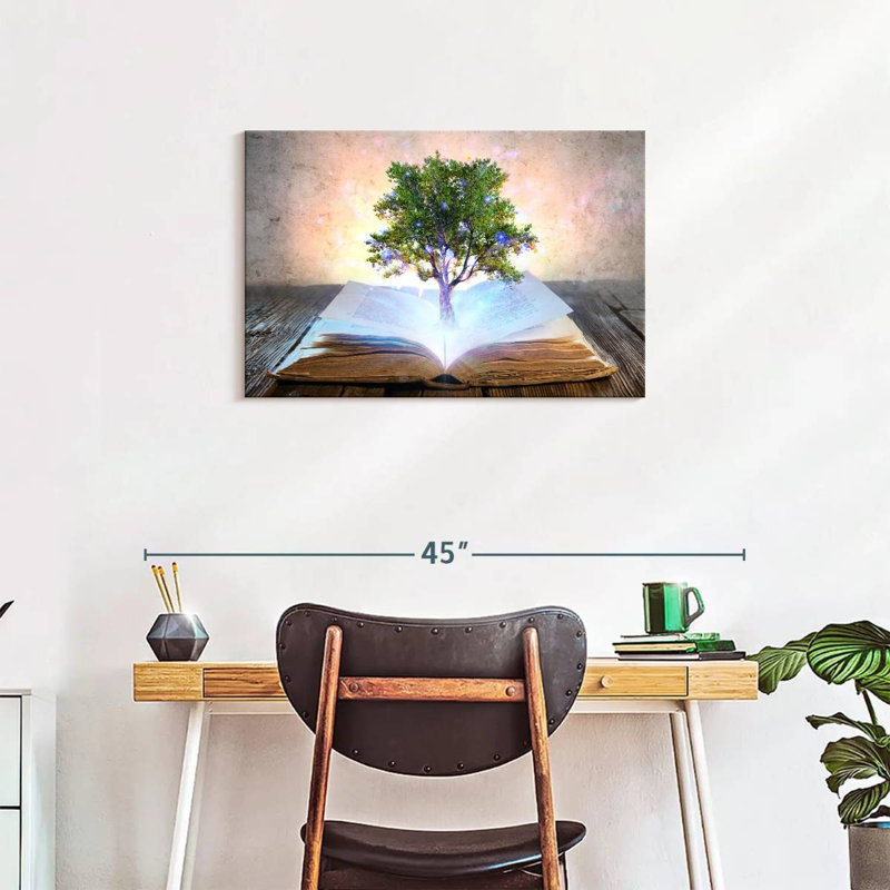 Ashelle livre de l'arbre de la sagesse, H 20 po x l 30 po