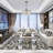 Beverly 6-Light Dimmable Tiered Chandelier