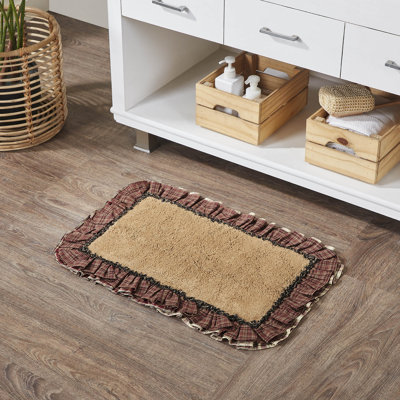 Beckham 100% Cotton Non-Slip Bath Mat