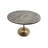 Modern Gray 40" Round Dining Table with Durable Mango Wood Top and Aluminum Pedestal Base-1164086782-1164086768-1156836629