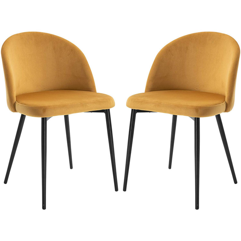Upholstered Dining Chair, Camel