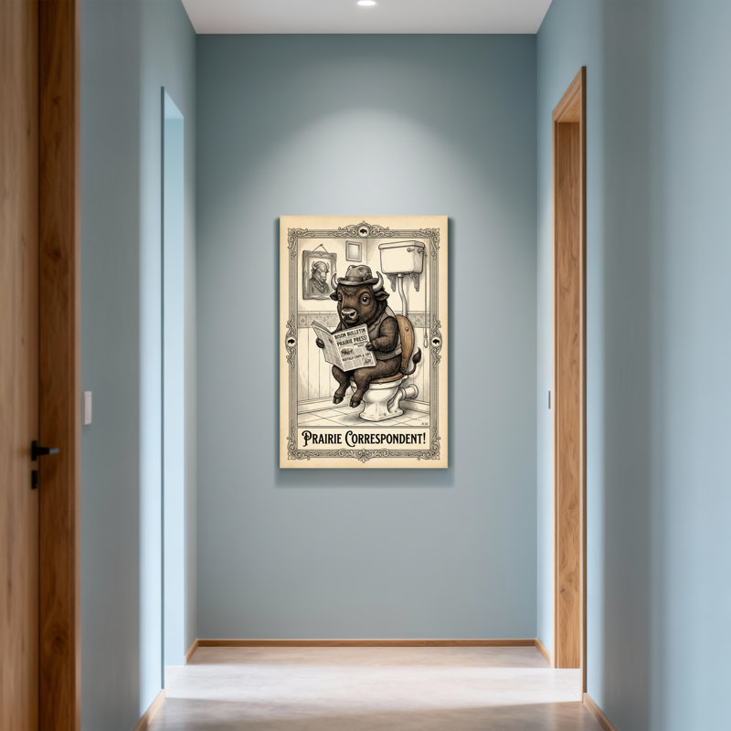 Bath & Laundry Prairie, correspondant Bull, journal de lecture, H 18 po x l 12 po