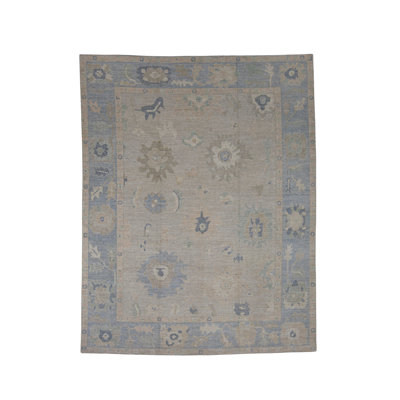 Batish One-of-a-Kind 12' X 15'3" 2010s Wool Area Rug Gray