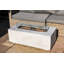 Rectangle Concrete Propane Smokeless Fire Pit