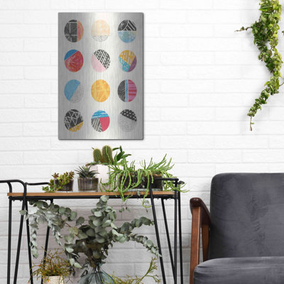 Art mural en métal Corrigan Studio® «Repetition I» par Courtney Prahl