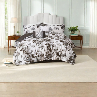 Ensembles de literie ultra doux, matériau en polyester, motif floral, confort à la maison