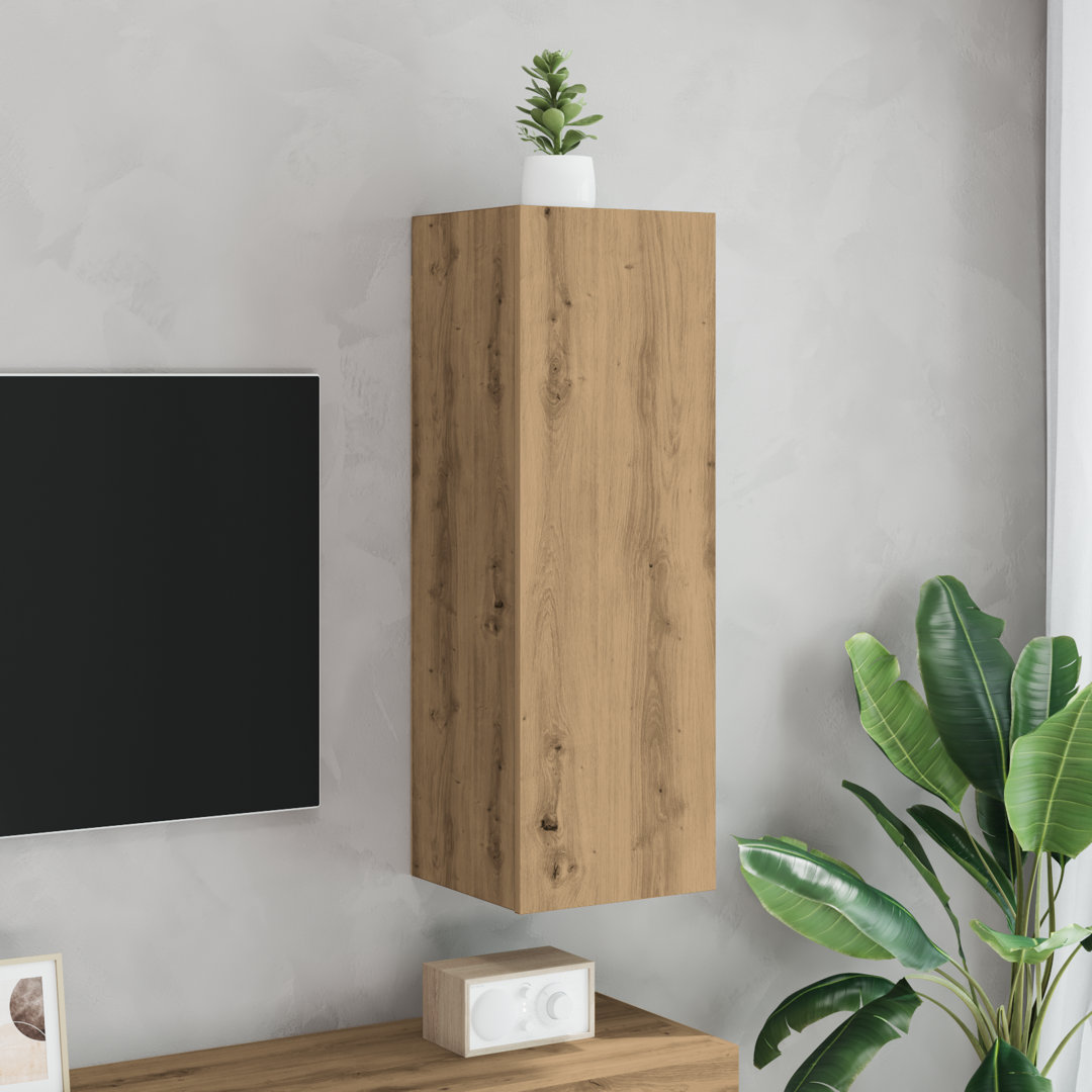 TV Cabinet Old Wood 30.5x30x90 cm Engineered Wood
