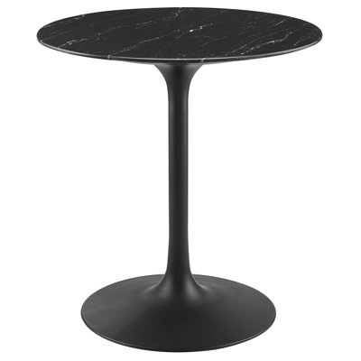 Lippa Round Artificial Marble Dining Tabl