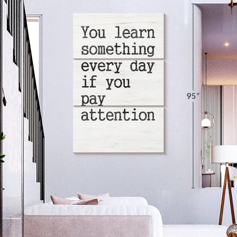 Tergel You Learn Something, 74" H x 48" W