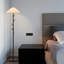 Widney 160.5cm Black Traditional Floor Lamp with Bulb Included