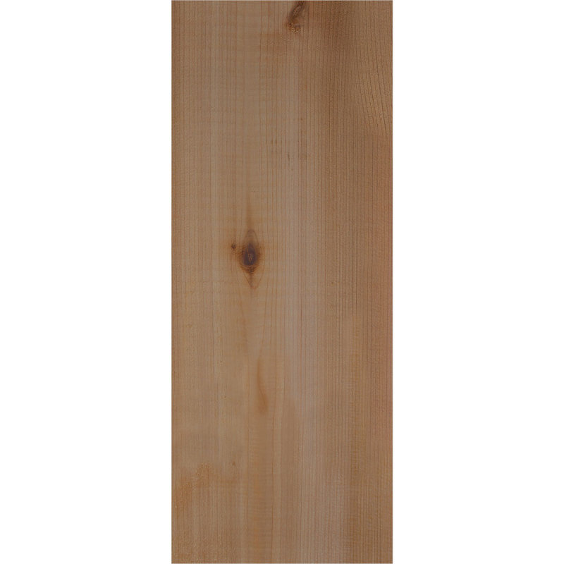 Corbeau Del Monte avec contre-plaque, H 14 po x l 5,5 po x P 14 po, Lisse, Cèdre rouge