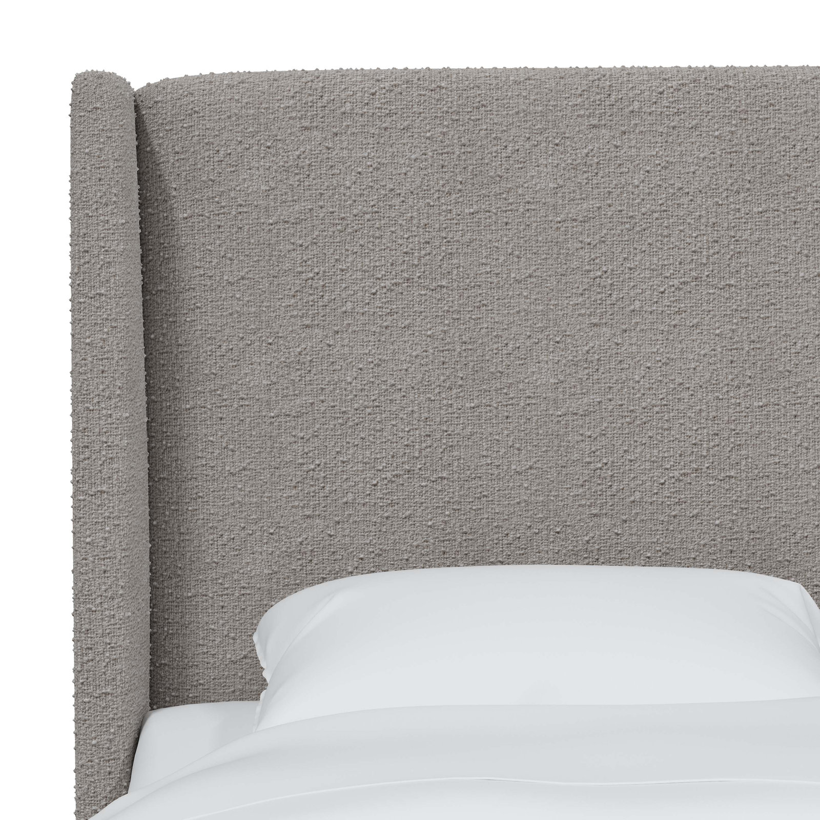 Tilly Upholstered Headboard, Full, Classic Elephant Boucle