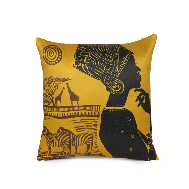 Housses de coussin décoratives carrées pour canapé Oussum (1 pièce), 16 po x 16 po