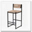 Ensemble de 2 tabourets de bar avec tabourets tissés à la main en corde de papier pour Kichen Island-263592990