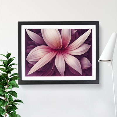 Enthralling Modern Flower - Single Picture Frame Painting