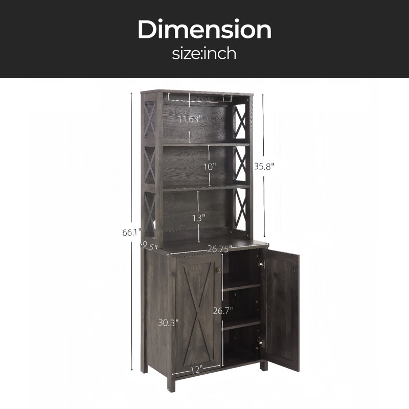 Barquero 66.1'' Kitchen Pantry