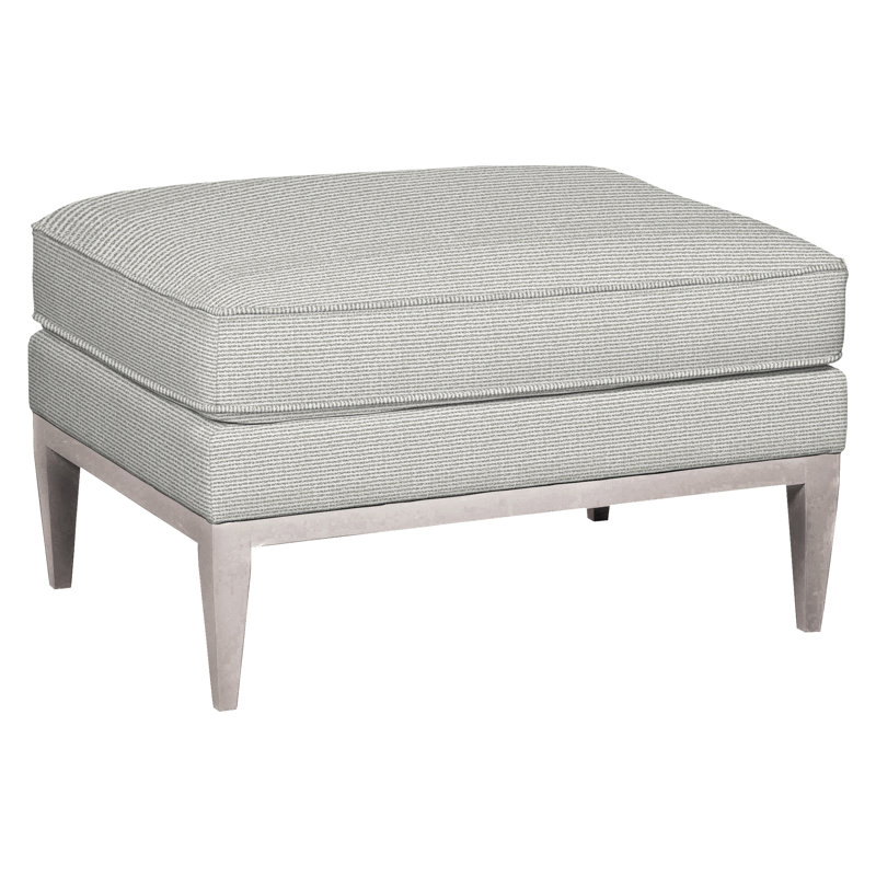 Camilla Ottoman, Dove Gray, Callaloo Cotton