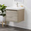 Ensemble de meuble-lavabo simple mural 24,5 "