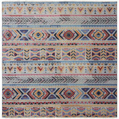 Zahara Hand Knotted Wool Area Rug