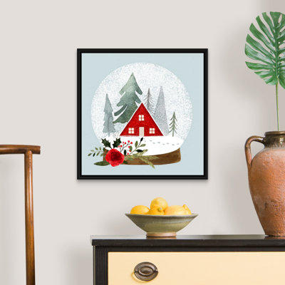 «Snow Globe Village Snow Globe Village II» par Victoria Barnes - impression sur toile tendue