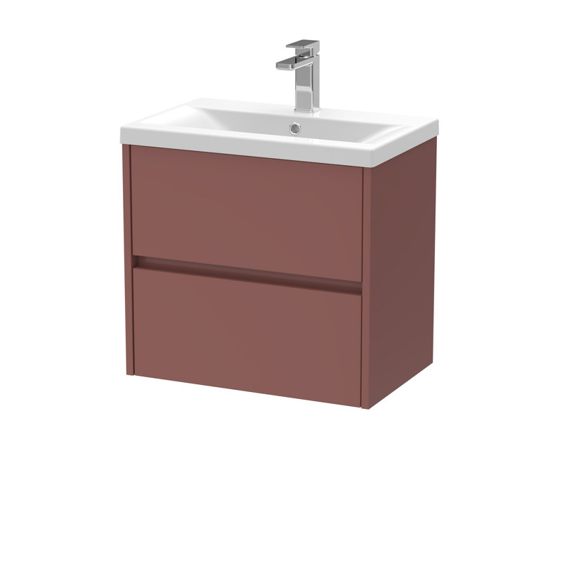 Havana Bathroom Vanity, Smoked Red, 61cm W