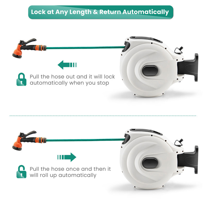 Metal Wall Hose Reel