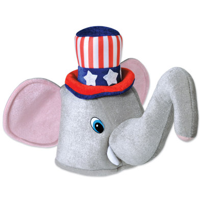 Chapeau d'éléphant en peluche
