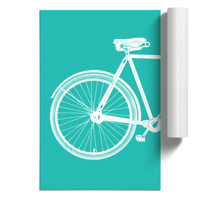 Bicycle Abstract No.1 - Unframed Graphic Art