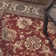 Tapis oriental rouge / ivoire Shelburne