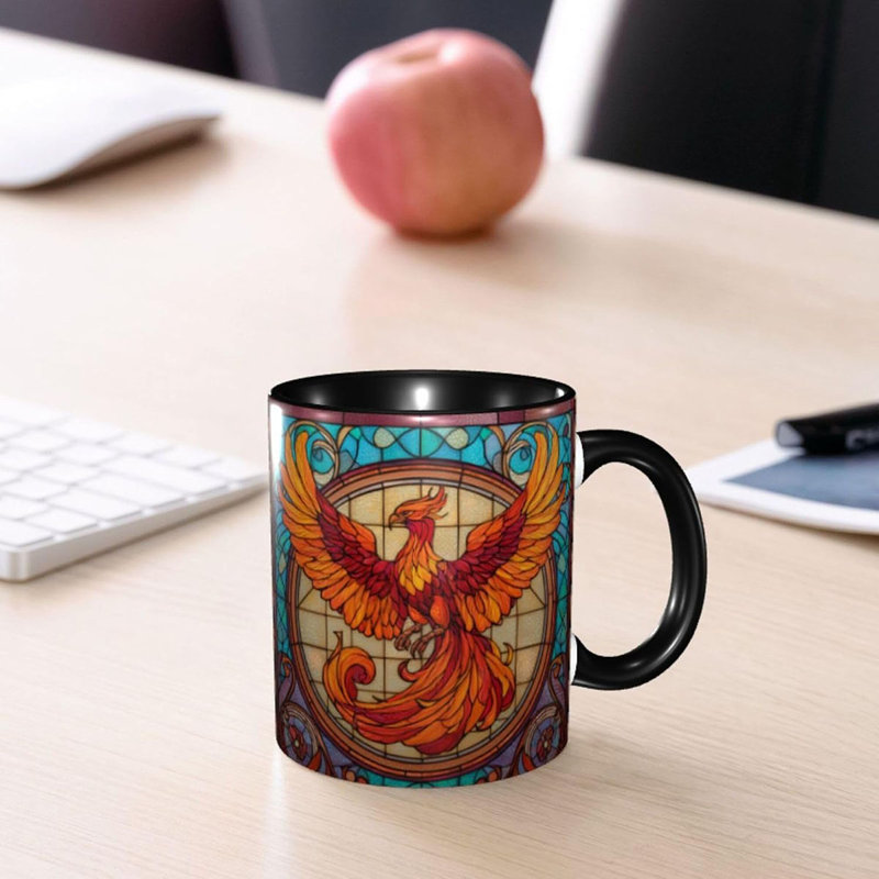 Phoenix Print Coffee Mug Ceramic Coffee Cup