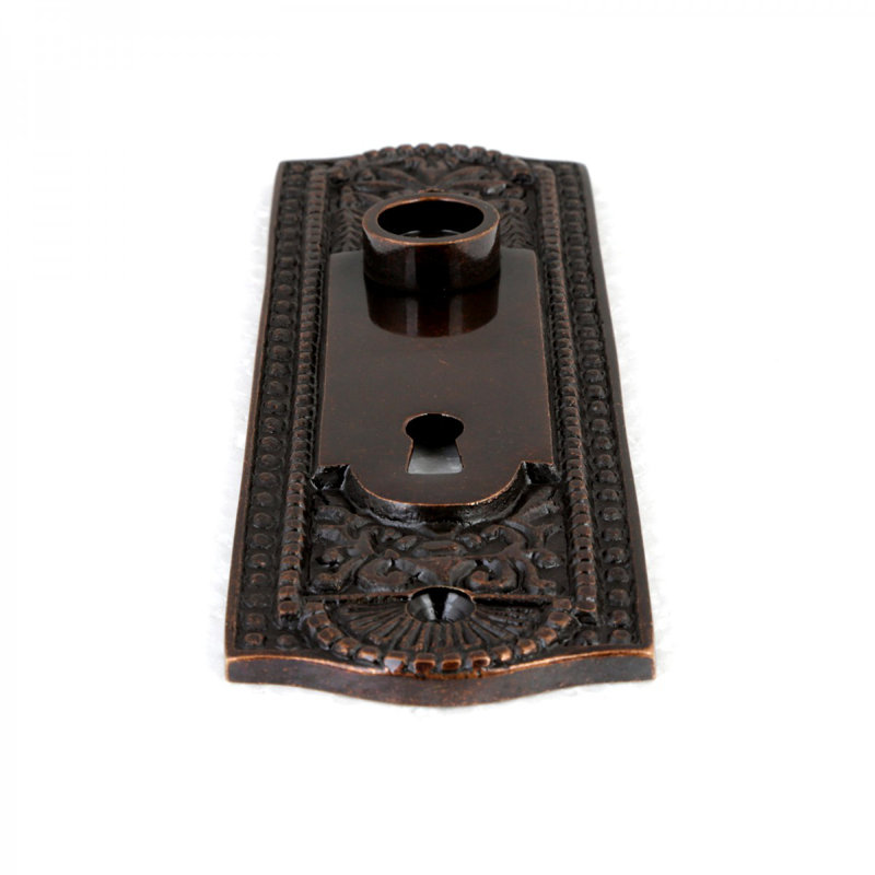 Plaque de porte sans poignée, Bronze huilé