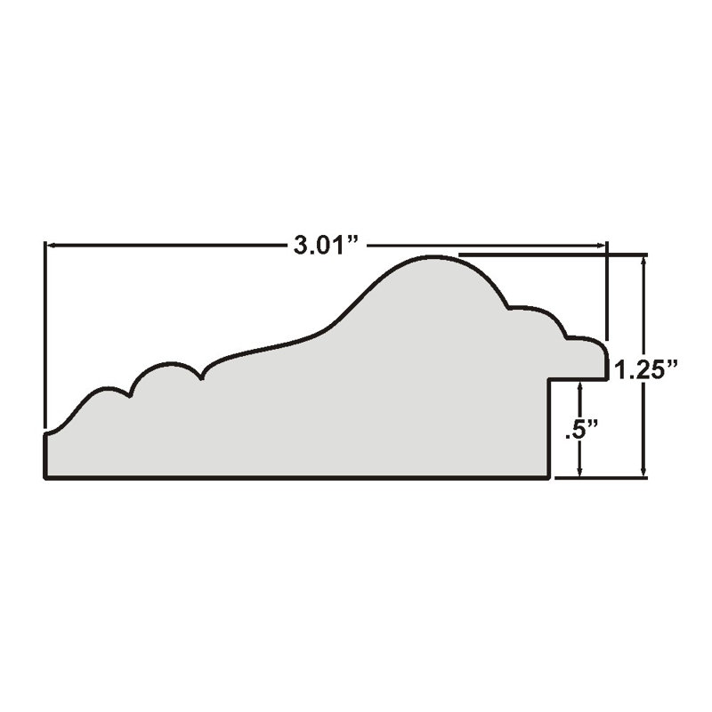 Cadre photo Langleyville, 5 po x 7 po, Canyon doré