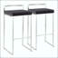 Tabouret de bar contemporain empilable en acier inoxydable - ensemble de 2-134674219-134674216-134674222