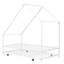 Lit plateforme simple avec lit gigogne Adalric-94659607