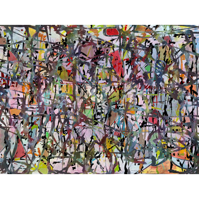 Pollock Wink 3 Print by Angel Estevez