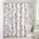 Ensemble de rideau de douche Cottagecore, motif floral de colibri, décor de salle de bain de style campagne moderne, tissu en mélange de coton avec œillets en métal
