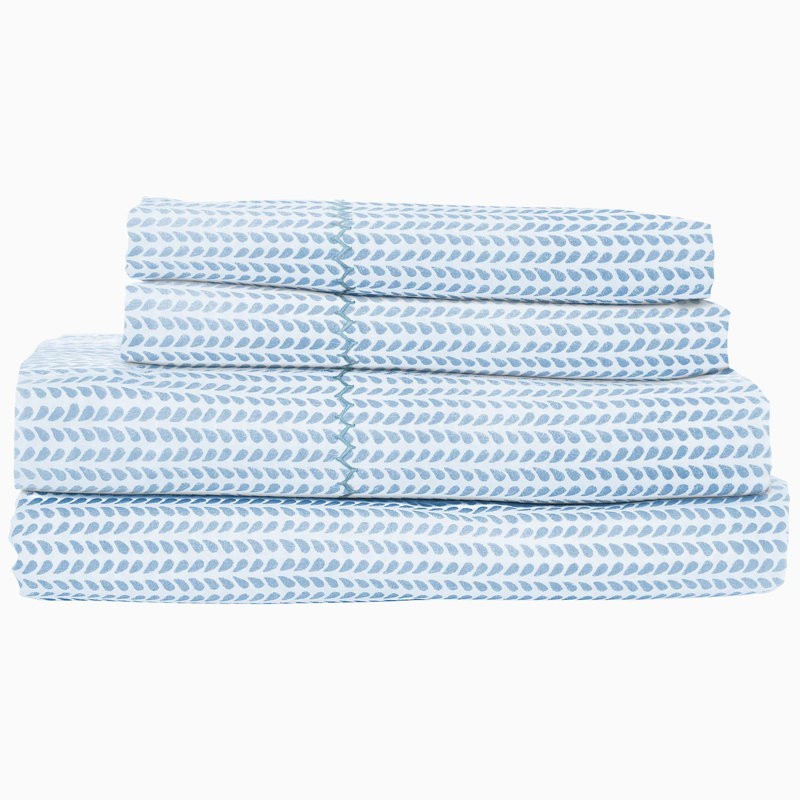 Cinde Percale Sheet Set, Twin