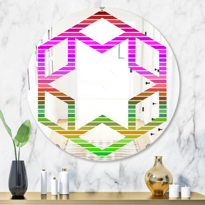Miroir mural Hexagon Star