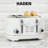 Haden Heritage 4 Slice Toaster & 12 Cup Coffee Maker Set, Stainless Steel