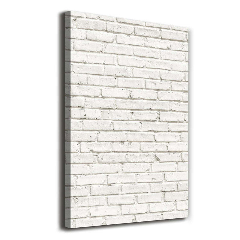 Brick Wall - Wrapped Canvas Print