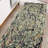 Non Woven Thin Printed Rug with Ornate Floral Design for Stylish Home Decor Enhancement-127374639