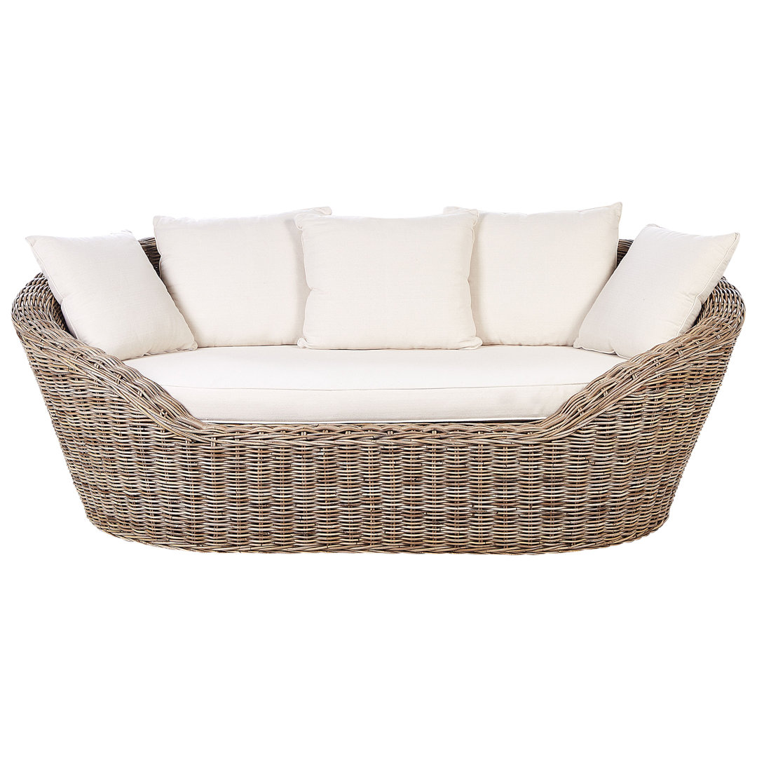 Outdoor Daybed Rattan Natural Carletta
