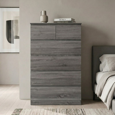 Elegant Contemporary 6-drawer Dresser