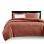 Très grand couvre-lit réversible 3 pièces Clay Red