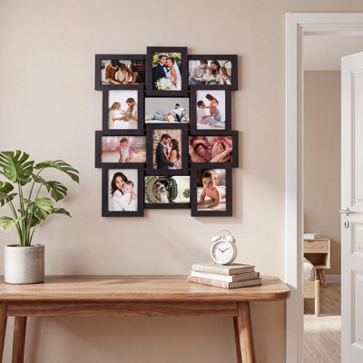 Picture Frames Collage Wall Decor, 12-Pack Photo Collage Frame, Multi Picture Frame Set with Glass Front