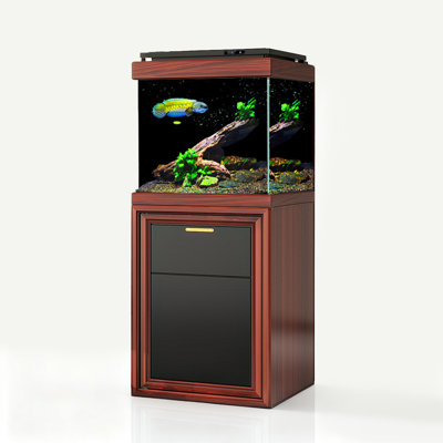 Nouveau réservoir d'aquariums en verre ultra-transparent de style chinois