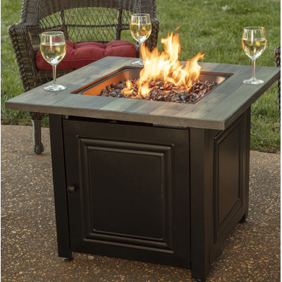 Burlington Steel Propane Fire Pit Table